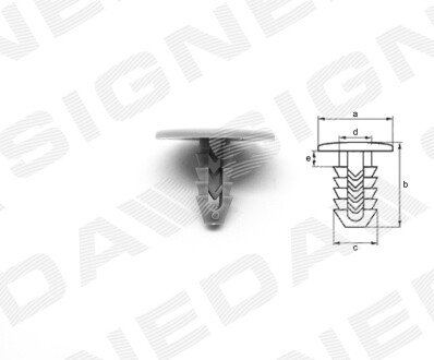 ПЛАСТМАСОВІ КРІПЛЕННЯ Signeda T75210