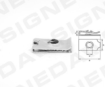 ПЛАСТМАСОВІ КРІПЛЕННЯ Signeda T76310