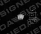ПЛАСТМАСОВІ КРІПЛЕННЯ Signeda T90710 (фото 1)