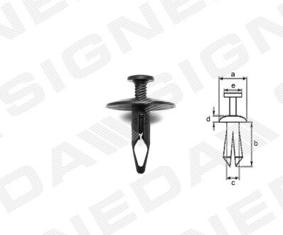 ПЛАСТМАСОВІ КРІПЛЕННЯ Signeda T97310