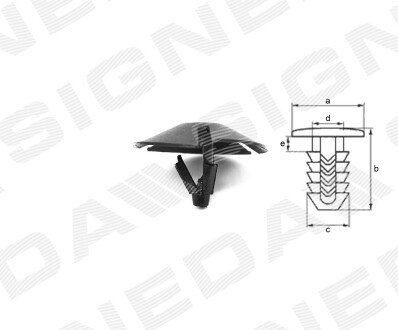 ПЛАСТМАСОВІ КРІПЛЕННЯ Signeda T97910