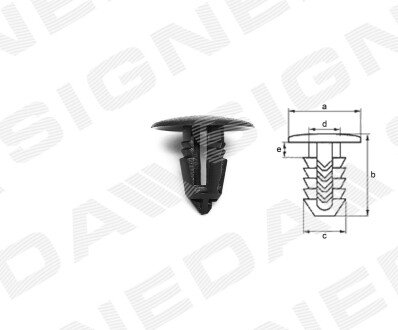 ПЛАСТМАСОВІ КРІПЛЕННЯ Signeda TA6-110