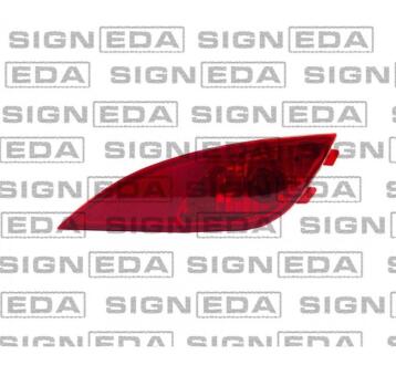 Фонарь противотуманный задний правый P21W Signeda ZHN201301R