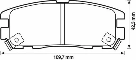 Тормозные колодки передние дисковые Simer SI472