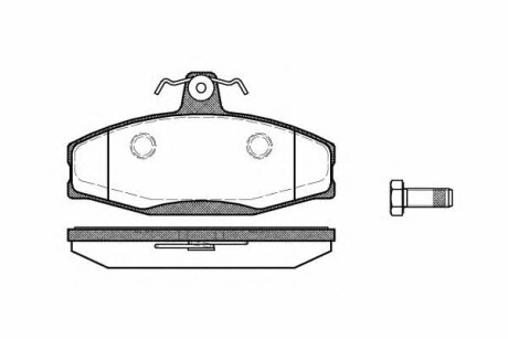 Тормозные колодки дисковые передние Simer SI955