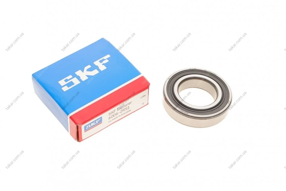 Подшипник 30x55x13 SKF 6006-2RS1 (фото 1)