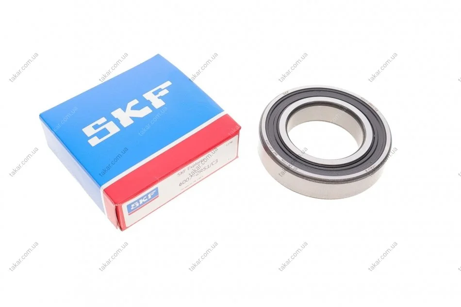 Подшипник 35x62x14 SKF 6007-2RS1/C3 (фото 1)