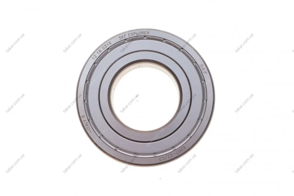 Подшипник шариковый 6207 2Z/C3 (35х72х17) SKF 6207-2Z/C3 (фото 1)
