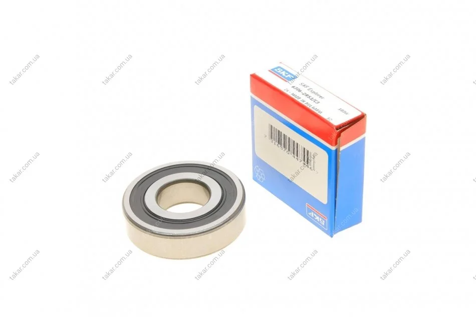 Подшипник шариковый 6306 2RS1/C3 (30х72х19) SKF 6306-2RS1/C3 (фото 1)