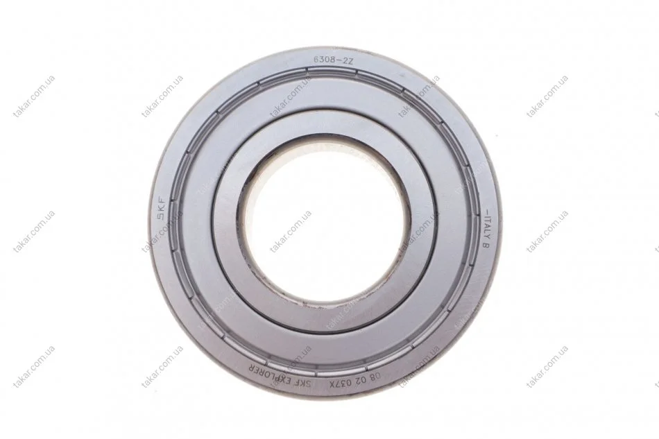 Підшипник кульковий d>30 SKF 6308-2Z (фото 1)