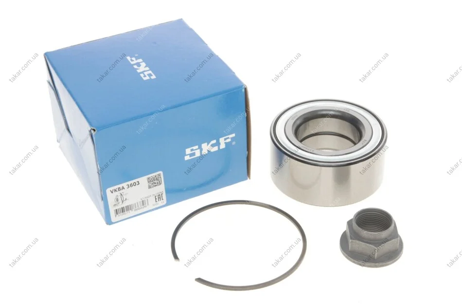 Комплект підшипника маточини колеса. Задня вісь SKF VKBA 3603 (фото 1)