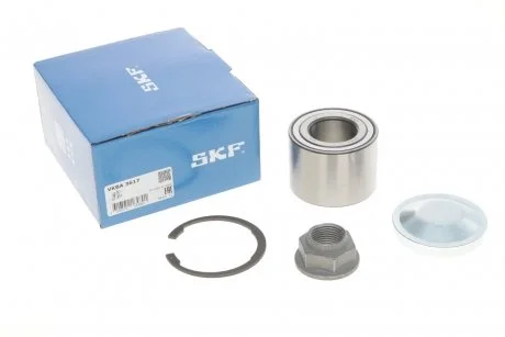 Комплект подшипника ступицы колеса. Задняя ось, двухсторонняя сторона SKF VKBA 3617