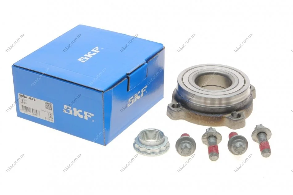 Комплект подшипника ступицы колеса. Задняя ось SKF VKBA 3675 (фото 1)