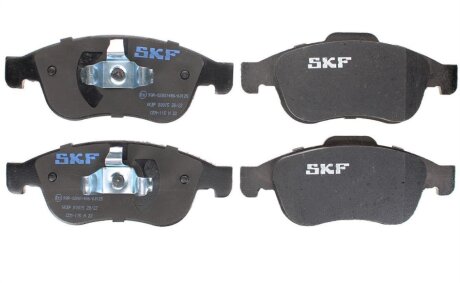 Колодки тормозные дисковые (комплект 4 шт.)) SKF VKBP 80015
