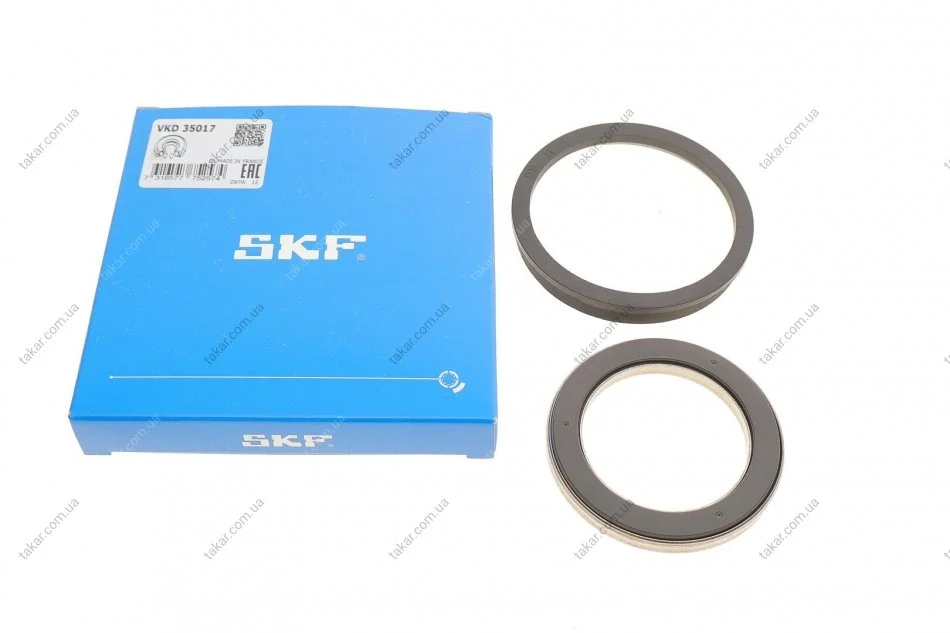 Подшипник опоры амортизатора на передний мост двухсторонний SKF VKD35017 (фото 1)