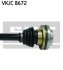 Приводний вал BMW/3 series "1,6-2,0 "05-13" SKF ="VKJC8672" (фото 3)