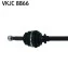 Приводной вал CITROEN/PEUGEOT C3 II/DS3/207/208 "R "09>> SKF VKJC8866 (фото 2)