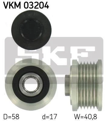 Муфта генератора SKF VKM 03204 (фото 1)