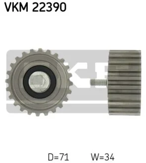 Ролик ременя ГРМ, 71 мм SKF VKM22390