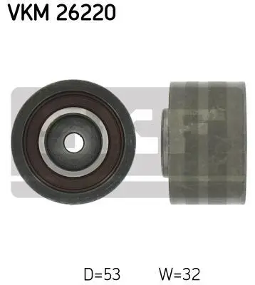 Ролик модуля натягувача ременя SKF VKM 26220 (фото 1)