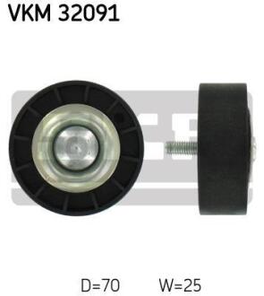 Ролик модуля натягувача ременя SKF VKM 32091