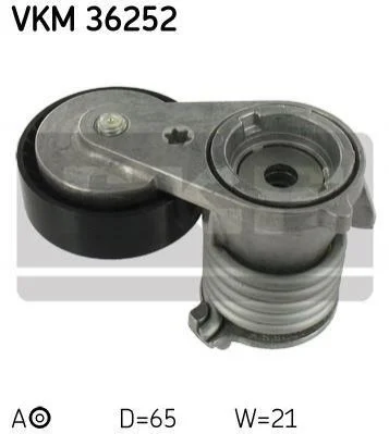 Роликовый модуль натяжителя ремня SKF VKM 36252 (фото 1)