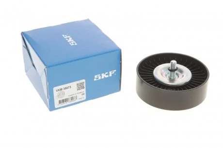 Ролик обводной ремня поликлинового (приводного), 90 мм SKF VKM 38073