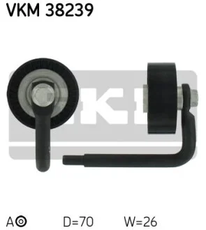 Ролик натяжной ремня поликлинового (приводного) SKF VKM38239