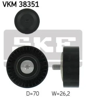 Ролик натяжной ремень поликлинового (приводного), 70 мм SKF VKM38351