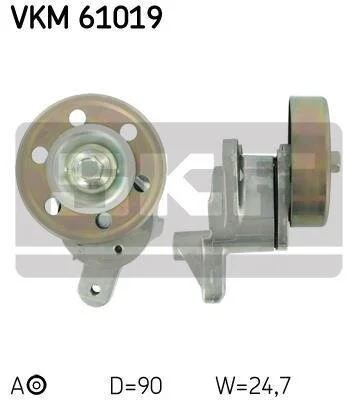 Роликовий модуль натягувача ременя SKF VKM 61019 (фото 1)