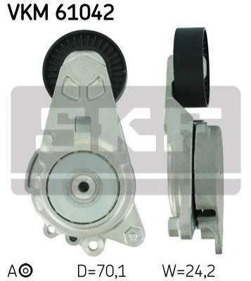 Роликовый модуль натяжителя ремня SKF VKM 61042 (фото 1)
