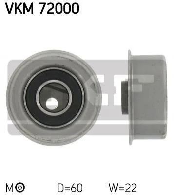 Ролик модуля натяжителя ремня SKF VKM 72000 (фото 1)