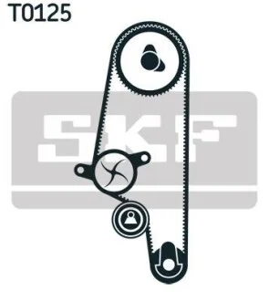 Комплект ремня ГРМ 135 зубцов SKF VKMA 01106