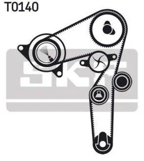 Комплект ременя ГРМ 190 зубців SKF VKMA 02176