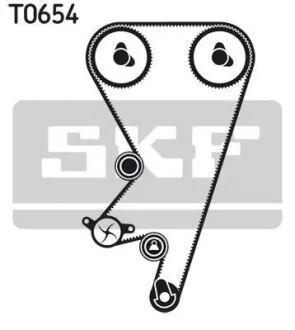 Комплект ременя ГРМ 176 зубців SKF VKMA 05202