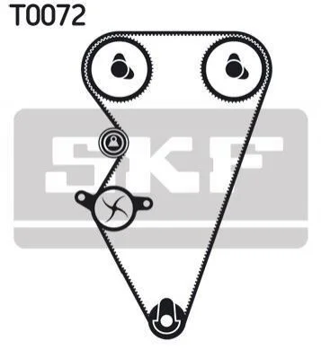 Роликовый модуль натяжителя ремня (ролик, ремень) SKF VKMA 07310 (фото 1)