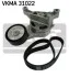 Комплект ремня генератора SKF VKMA31022