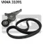 Комплект ремня генератора SKF VKMA 31091