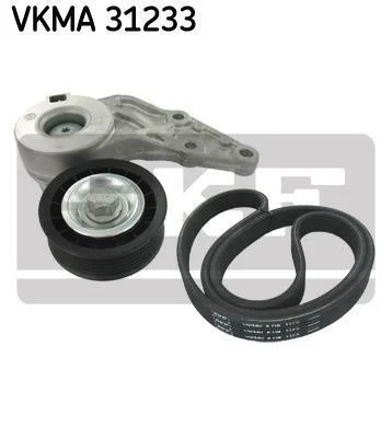 Роликовий модуль натягувача ременя (ролик, ремінь) SKF VKMA 31233 (фото 1)