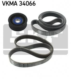 Комплект ремня генератора SKF VKMA 34066