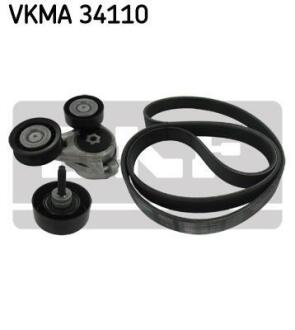 Роликовий модуль натягувача ременя (ролик, ремінь) SKF VKMA 34110
