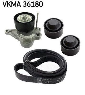 Поликлиновый ремень, комплект SKF VKMA 36180 (фото 1)