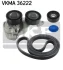Роликовий модуль натягувача ременя (ролик, ремінь) SKF VKMA 36222 (фото 1)