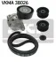 Комплект ремня генератора SKF VKMA 38026