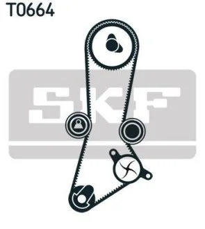 Комплект ременя ГРМ 108 зубців SKF VKMA 94016
