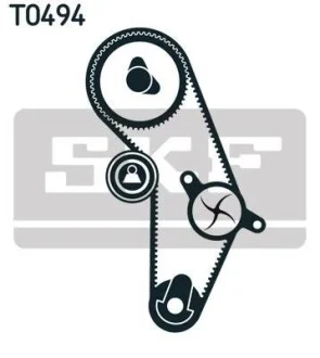Комплект ремня ГРМ SKF VKMA95623