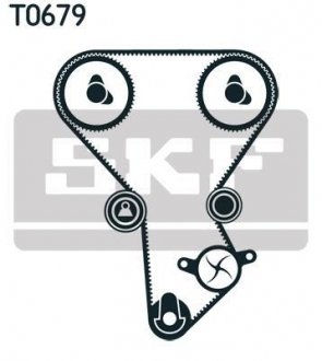 Комплект (ремінь+ролики) SKF VKMA 95677