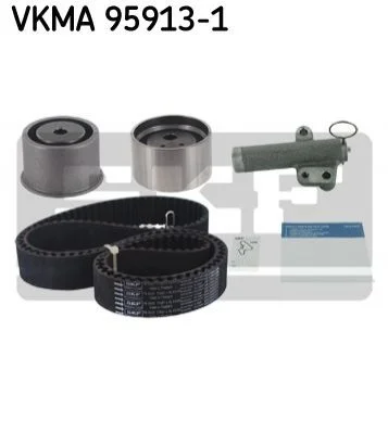 Комплект ремня ГРМ 187 зубцов SKF VKMA 95913-1 (фото 1)