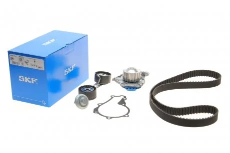 Ремень ГРМ, комплект с водяным насосом SKF VKMC 03140