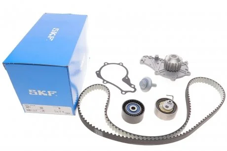 Ремень ГРМ, комплект с водяным насосом SKF VKMC 03318
